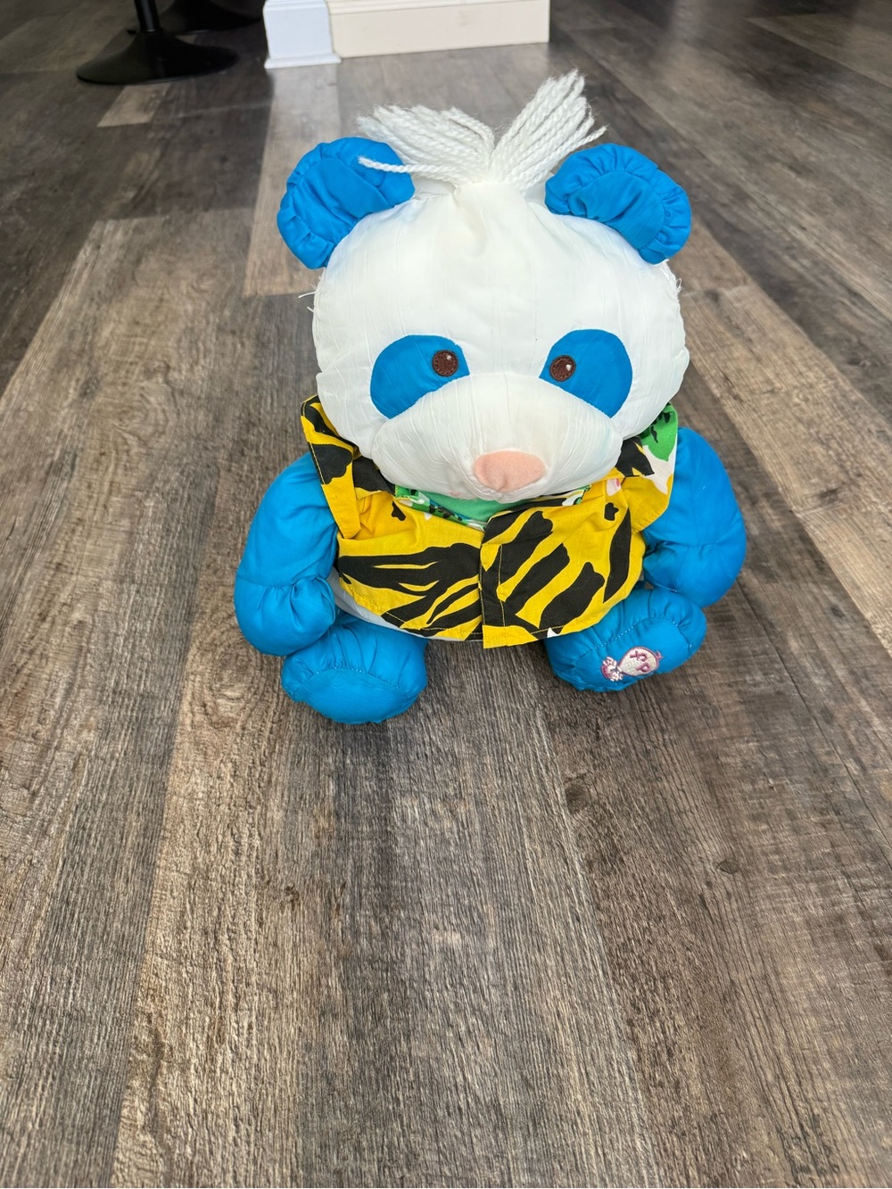 1987 Fisher Price Wild Puffalump Panda #8053 Hawaiian Shirt Vintage Plush